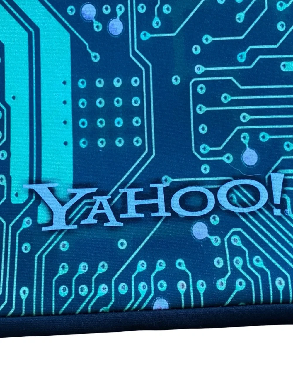 Yahoo! Padded Laptop Sleeve Circuit Board PCB Silicon Valley Merch Promo 14x10